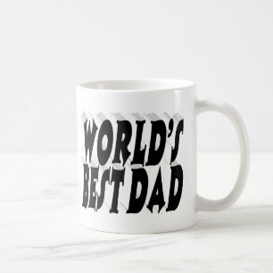 Best Dad black 3d text Coffee Mug