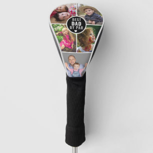 Best Dad By Par 5 Family Photo Collage  Golf Head Cover