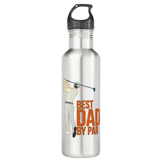 Best Dad By Par 710 Ml Water Bottle (Front)
