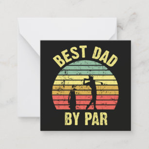 Best Dad By Par Card
