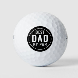 Best Dad By Par Cool Golf Balls
