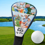 BEST DAD BY PAR Custom 4 Photo Collage Golf Head Cover<br><div class="desc">Best Dad By Par ... Two of your favourite things, golf and your kids ! Now you can take them with you as you play 18 holes . Introducing the perfect gift for the golf-loving dad in your life: a personalised golf head cover with a modern twist! This custom cover...</div>