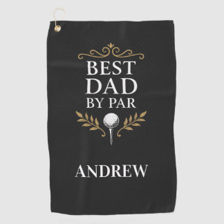 Best Dad by Par Custom Golf Towel