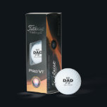 Best Dad By Par Custom Name Father's Day Golf Balls<br><div class="desc">Best Dad By Par Father's Day Golf Balls. Personalise the name as desired. Choose the brand of the golf balls and pack size from the options menu.</div>