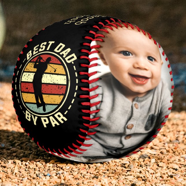 Best Dad by Par Custom Photo Baseball (Creator Uploaded)
