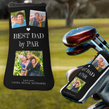 Best Dad by Par custom photo collage