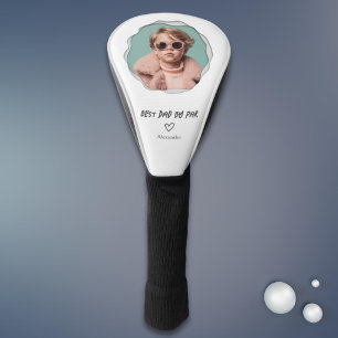 Best Dad by Par Custom Photo Father Golf Head Cover
