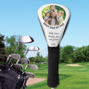 Best Dad By Par Custom Photo Golf Head Cover