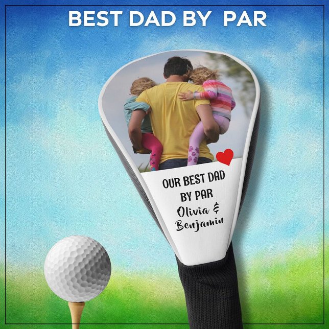 Best DAD by Par Custom Photo * Golf Head Cover (Creator Uploaded)