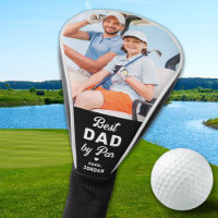 BEST DAD BY PAR Custom Photo Modern Golfer