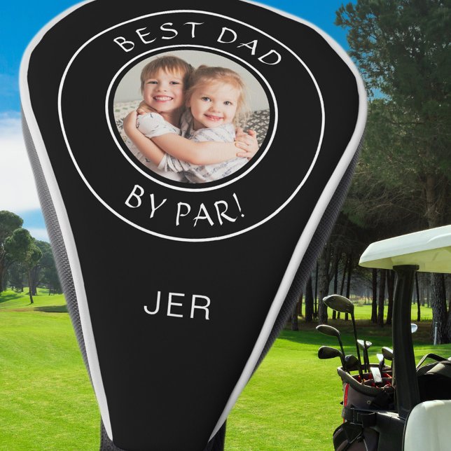 Best Dad By Par Custom Photo Monogram Golfer Cute Golf Head Cover (Best Dad By Par Custom Photo Monogram Golfer Cute Golf Head Cover)