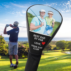 Best Dad By Par Custom Photo Personalised Golf Head Cover