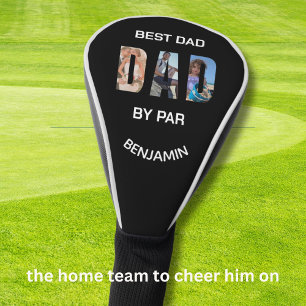 Best Dad by Par DAD 3 Photos Golf Head Cover