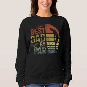 Best Dad By Par Daddy Father's Day Golf Golfer Sweatshirt