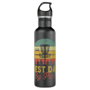 Best Dad By Par Disc Golf Funny Father's Day 710 Ml Water Bottle
