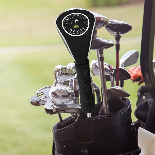 Best Dad By Par | Father's Day Gift Golf Head Cover (Creator Uploaded)