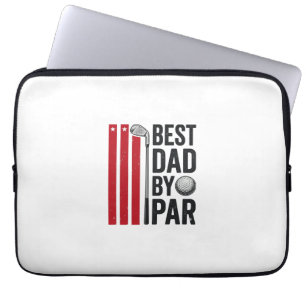 Best Dad By Par Golf Dad Vintage Design_1 Laptop Sleeve