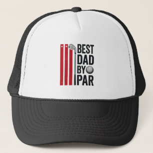 Best Dad By Par Golf Dad Vintage Design_1 Trucker Hat