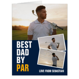Best Dad By Par Golf Fathers Day Personalised