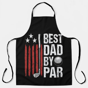 Best Dad By Par Golf Humour Apron