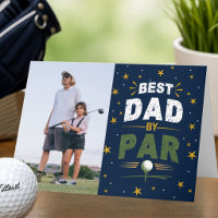 Best Dad By Par Golf Lover Photo Father's Day 