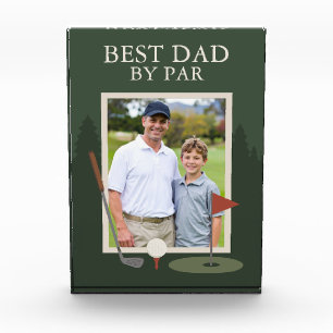 Best Dad by Par Golf Photo   Fathers Day Block