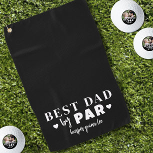 Best Dad By Par Golf Towel