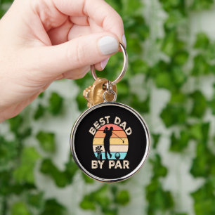 Best Dad By Par Golfing Key Ring