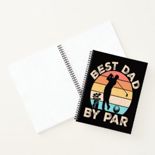 Best Dad By Par Golfing Notebook