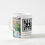 Best Dad by Par Golfing Photo Father Gift Coffee Mug<br><div class="desc">This three photo collage design coffee mug makes a great gift for the dad who loves to golf. Customised with three of your favourite photos,  message and names. If you need assistance with the template - contact me through the contact button below. I'd love to help.</div>