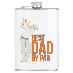 Best Dad By Par Hip Flask