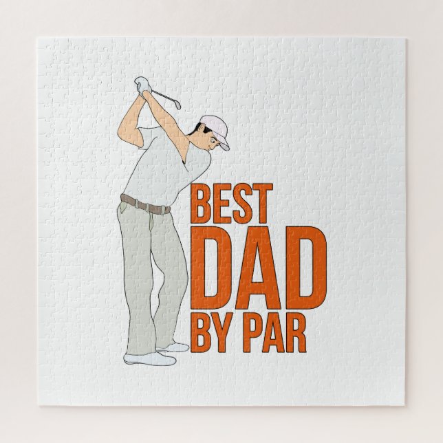 Best Dad By Par Jigsaw Puzzle (Vertical)