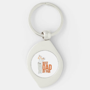 Best Dad By Par Key Ring