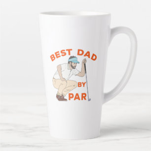 Best Dad By Par Latte Mug