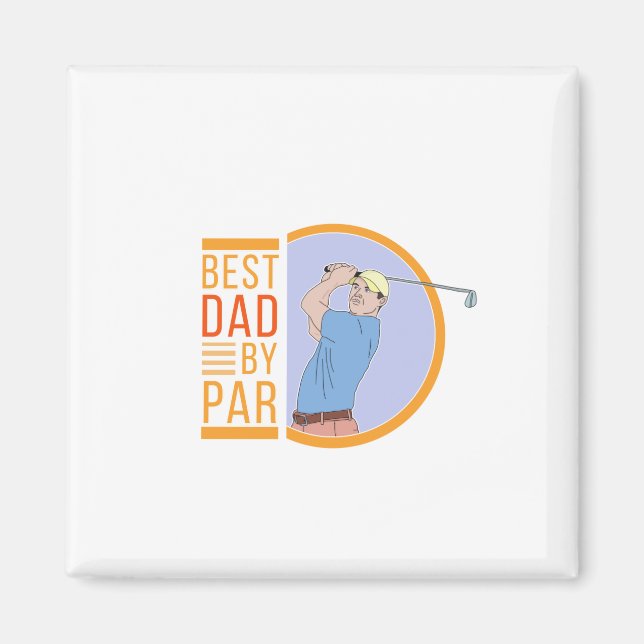 Best Dad By Par Magnet (Front)