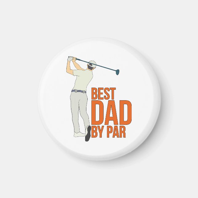 Best Dad By Par Magnet (Front)