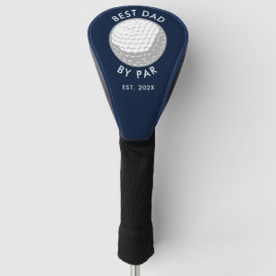 Best Dad by Par Minimalist Custom Golf Head Cover