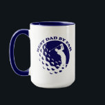 Best Dad By Par Modern Golf Golfing Mug<br><div class="desc">Best Dad By Par Modern Golf Golfing Mug features the text "Best Dad By Par" in trendy modern typography with a silhouette of a golfer playing golf on a golf ball background. Perfect for golf dads for Father's Day,  birthday,  Christmas and more. Created by Evco Studio www.zazzle.com/store/evcostudio</div>