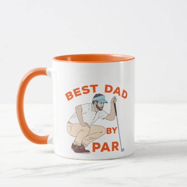 Best Dad By Par Mug (Left)