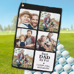 Best DAD By Par - Personalised 5 Photo Collage Golf Towel<br><div class="desc">Best Dad By Par ... Two of your favourite things , golf and your kids ! Now you can take them with you as you play 18 holes . Customise these golf towel with your child's favourite photos and name. Whether it's a father birthday, fathers day or Christmas, these dad...</div>