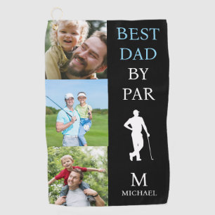 Best Dad by Par Personalised Golf Towel
