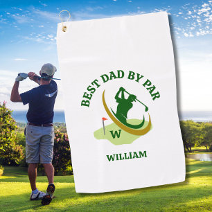 Best Dad By Par Personalised Men's Golf Towel