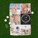Best Dad by Par | Photo Collage Father's Day Golf  Towel<br><div class="desc">Give your golf pro dad a Father's Day gift he can proudly use on the golf course! The perfect gift for any dad (can be customised for any daddy moniker - papa, grandad, grandpapa, grampa, gramps, grampy, pawpaw, pappou, poppop, abuelo etc). Upload your digital photos to customise a gift he...</div>
