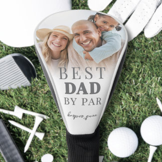 Best Dad By Par Photo Father Golf Head Cover