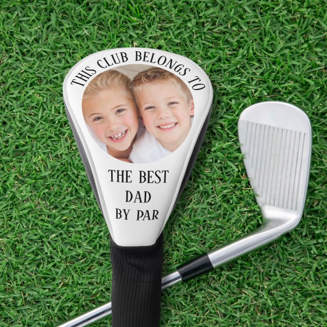 Best Dad By Par Photo Golf Head Cover (Creator Uploaded)