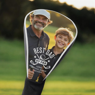 Best Dad by Par Photo Instagram Father's Day Golf Head Cover