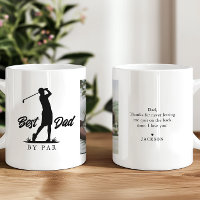 Best Dad By Par Photo & Message Golfer