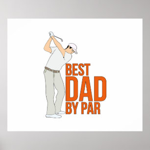 Best Dad By Par Poster