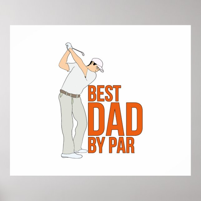 Best Dad By Par Poster (Front)