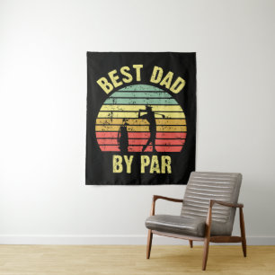 Best Dad By Par Tapestry
